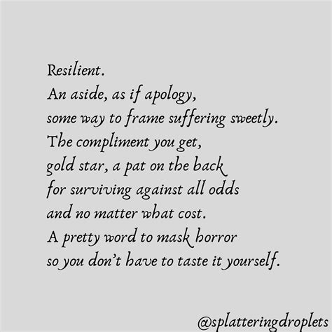 Resilient. A poem. : r/cptsdcreatives