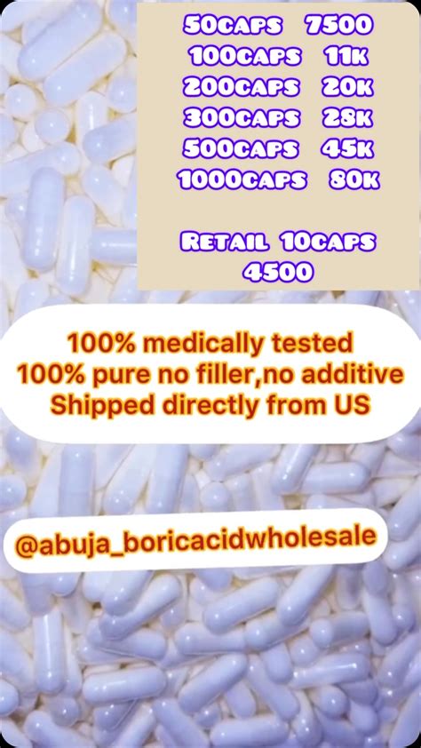 𝐁𝐎𝐑𝐈𝐂 𝐀𝐂𝐈𝐃/𝐏𝐑𝐎𝐁𝐈𝐎𝐓𝐈𝐂 𝐆𝐔𝐌𝐌𝐈𝐄𝐒 𝐖𝐇𝐎𝐋𝐄𝐒𝐀𝐋𝐄 𝐏𝐋𝐔𝐆 𝐈𝐍 𝐀𝐁𝐔𝐉𝐀 | 𝐓𝐑𝐔𝐒𝐓𝐄𝐃 | High sensitivity Step up Dark ...