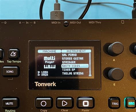 Tonverk: Preset name in SRC display? - Tonverk - Elektronauts