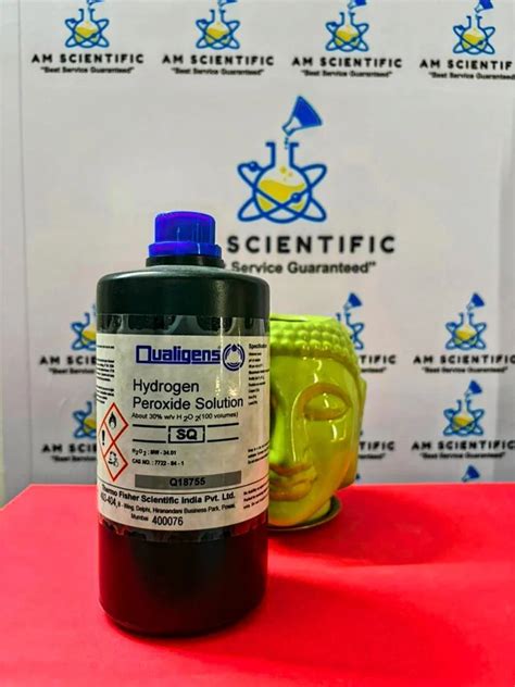 Hydrogen Peroxide Solution 30 SQ Qualigens - Affordable Prices for ...
