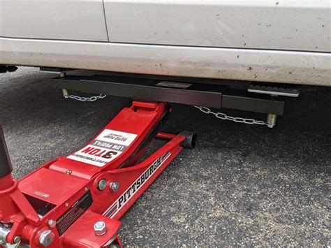 2 Ton Steel Floor Jack Cross Beam Adapter Saddle Heavy Duty Service ...