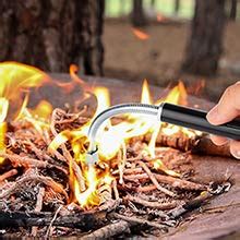 DOCOSS USB Rechargeable Windproof Electric Gas Arc Lighter Candle ...