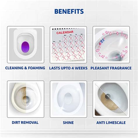 Buy HARPIC POWER FRESH 6 TOILET CLEANER RIM BLOCK, FLORAL DELIGHT - 35 ...