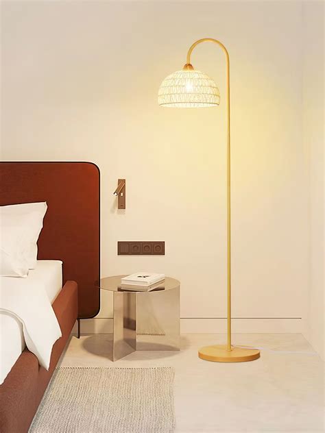 Rattan Arch Floor Lamp – Vakkerlight