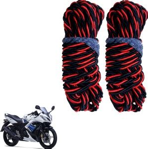 DvineAutoFashionZ Bike Crash Guard Red Rope 11 Meter Long Set Of 2 ...