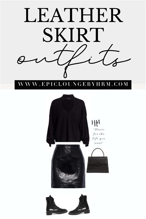 outfit ideas for black pencil skirt