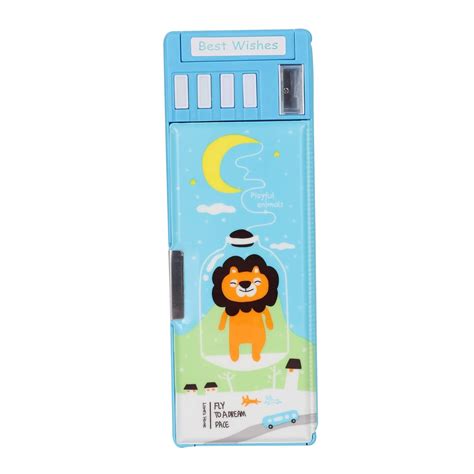 Webby Multifunction Button Pencil Box : Amazon.in: Office Products