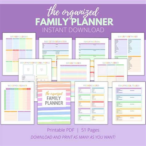Image result for Family Planner Examples