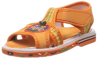 Foot Fun (from Liberty) Unisex Chaser-01 Orange Mesh Sandals and ...