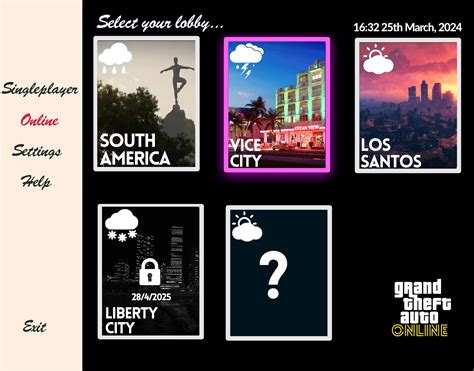 Image result for GTA Main Menu