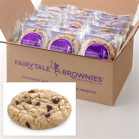 24 Bulk Chocolate Chip Cookies | Fairytale Brownies