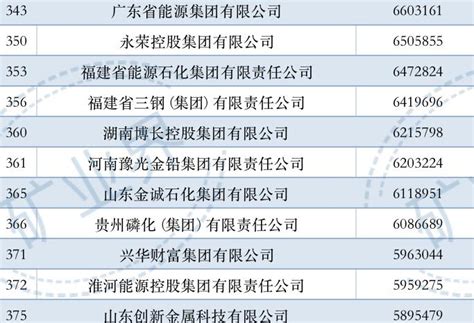 141家涉矿企业上榜中国企业500强-江苏省矿业协会