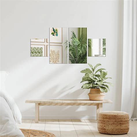 Buy Americanflat Adhesive Mirror Tiles - Exclamation Rectangular Design ...