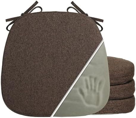 NA NAMAN ARTS Square Chair Pads with Ties, Seat Cushions, Large ...