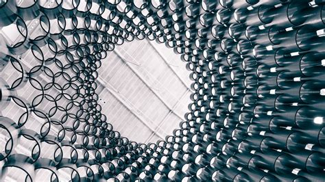 Wallpaper architecture, construction, rings, metallic, structure hd ...