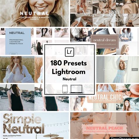 180 Presets Neutral Lightroom - Diego Ceretta | Hotmart