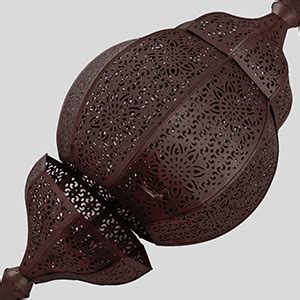 Buy Homesake Moroccan Orb Hanging Lamp-Handcrafted Metal Pendant Light ...