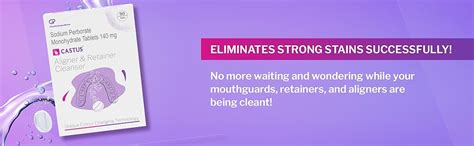 Buy Castus Retainer & Aligner Cleaner Tablets (90 Pack) | Doctor ...