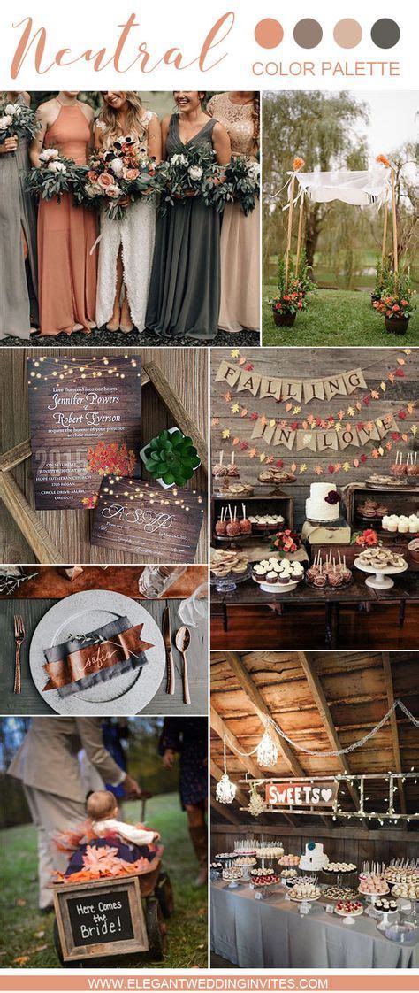 10 Swoon-Worthy Neutral Wedding Color Palette Ideas ...