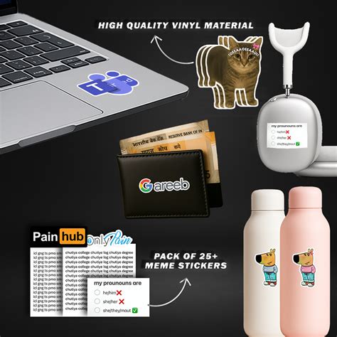 The VIRAL MEME STICKER PACK - Laptop Decals & Vinyl Bundle – The Riyal ...