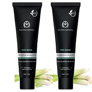 Buy The Man Company Charcoal Tan Removal Face Scrub for Bright Skin ...
