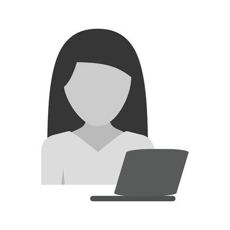 Icon of a Lady Using Computer 的图像结果