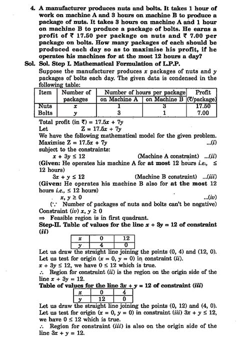 Image result for Project Work On Mathematics Linear Programming Class 12