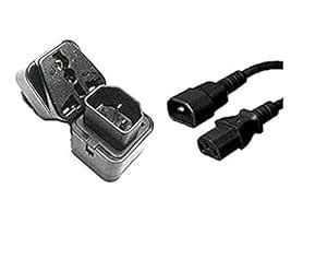 DKURVE C13 to C14 Power Cable, 1.8m Computer to PDU Power Extension ...