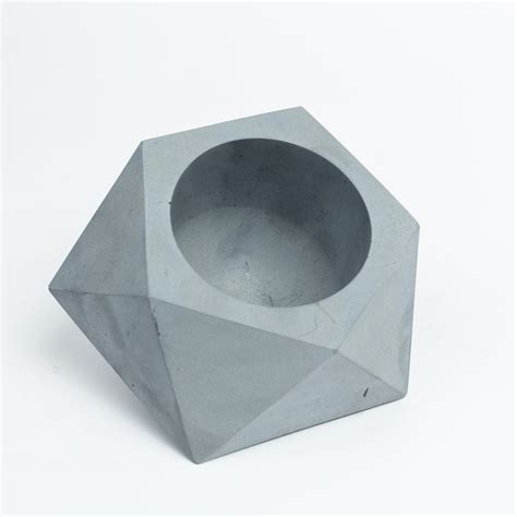 New Pentrose Cement Finish- Geometric pattern ashtray and indoor and o ...
