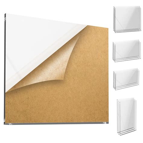 Buy Policam Clear Acrylic Sheet Transparent Plastic Plexi Glass Board ...