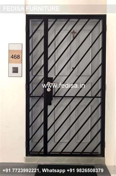 Door Design Safety Grill Gate Design For Main Door Double Door Design ...