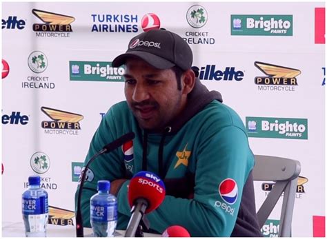 Pakistan captain Sarfraz Ahmed said he felt both surprised and proud ...