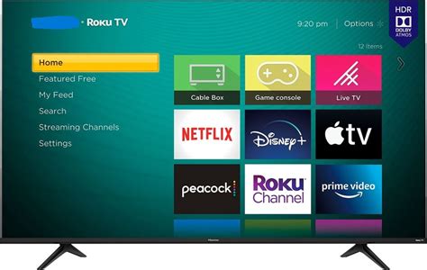 Hisense 43 Inch 4K UHD Smart Roku TV with Built-in Wi-Fi & HDR ...
