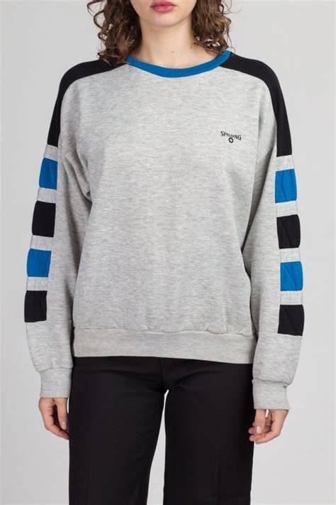 Tausende von Produkten Drop Shoulder Sweatshirt mit Farbblock Kleidung ...