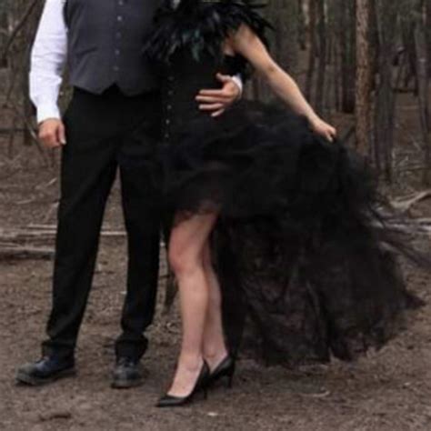 High Low Tutu Skirt Tulle Ruffle Mesh Long Skirt Floor Length Layered ...