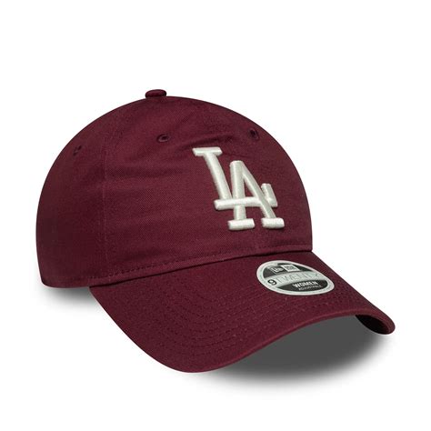 Buy LA Dodgers Womens MLB League Essential Dark Red 9TWENTY Adjustable ...