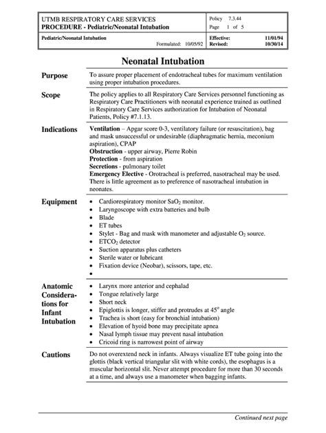Image result for Neonatal Intubation Procedure