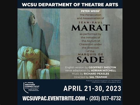 WCSU's Production 'Marat/Sade' Opens April 21 | Naugatuck, CT Patch