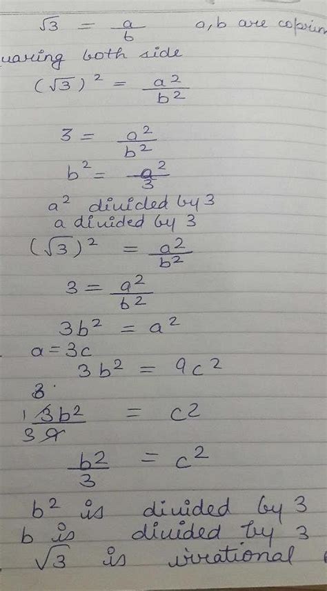 prove that 3 - 3√3 is irrational number - Brainly.in