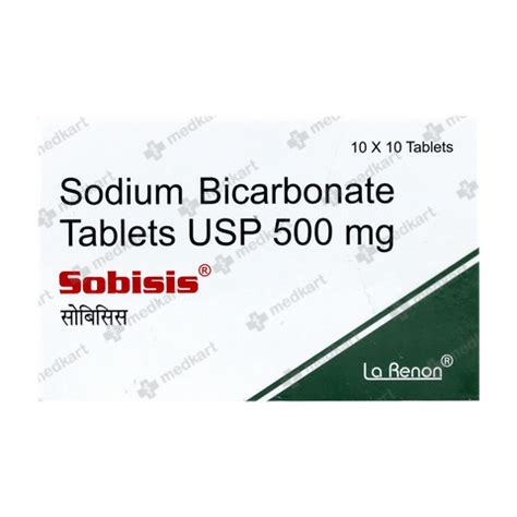 SOBISIS 500MG TABLET 10'S : Uses, Side Effects, Price and Generic ...