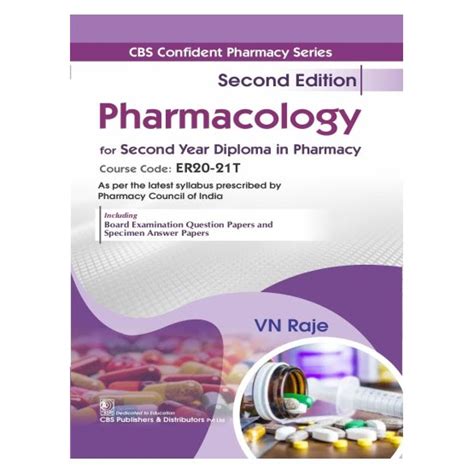 Pharmacology for D.Pharm 2nd Year | V N Raje | 2nd Edition | CBS ...