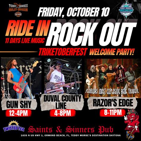 Triketoberfest WELCOME Party - Gun Shy | Duval County Line | Razors ...