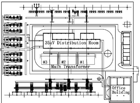 220 kv substation layout drawing
