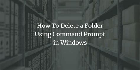 Image result for Delete Files Using Command Prompt