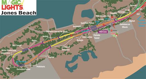 Holiday Light Show @ Jones Beach West End