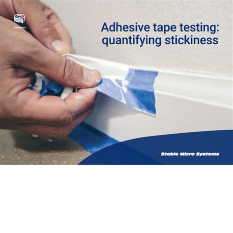 Quantifizierung der Klebrigkeit von Klebebändern | WINOPAL Forschungsbedarf