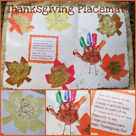 Turkey Hand Print Placemat