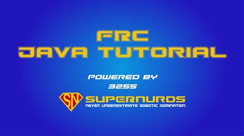 FRC Java Tutorial 的图像结果