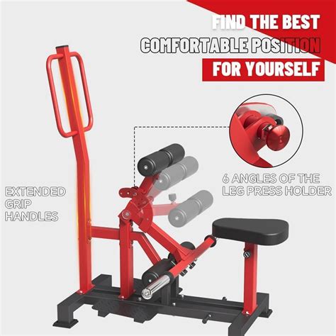 FAGUSH Standing Hip Thrust Machine, 660LBS Plate Loaded India | Ubuy