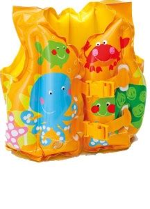 INTEX Deluxe Swim Vest (59661NP) Pool School Step 2 Swim Floatation ...